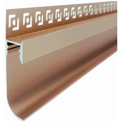 Silumen Profil Aluminium Champagne - Ruban LED 2m - Publicité Silumen Profil Aluminium Champagne - Ruban LED 2m - Publicité