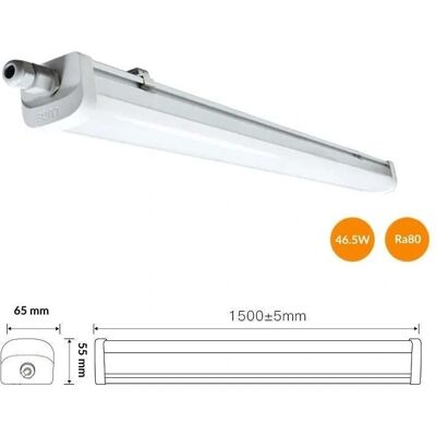 Silamp Bandeau LED 150cm - Blanc Neutre - Étanche IP66 - Publicité Silamp Bandeau LED 150cm - Blanc Neutre - Étanche IP66 - Publicité
