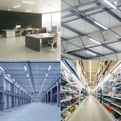 Silamp Réglette LED 90cm - Blanc chaud 2300K-3500K - Type de produit - Publicité Silamp Réglette LED 90cm - Blanc chaud 2300K-3500K - Type de produit - Publicité