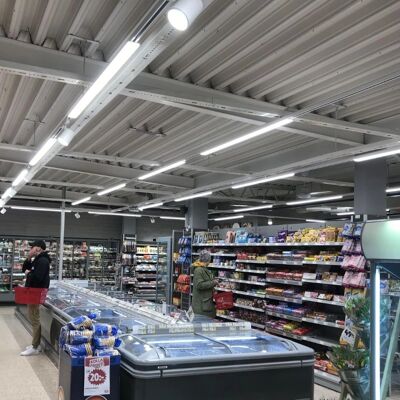 Silumen - Spot Linéaire LED sur Rail Monophasé 150cm Blanc - Puissance Ajustable - Publicité Silumen - Spot Linéaire LED sur Rail Monophasé 150cm Blanc - Puissance Ajustable - Publicité