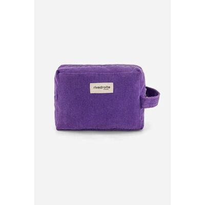 Neceser Tournelles XL de lona violeta de Rive Droite Paris Neceser Tournelles XL de lona violeta de Rive Droite Paris