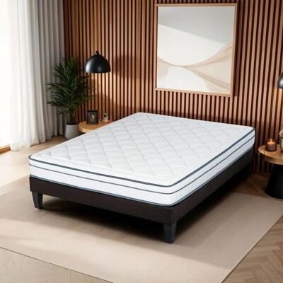 Bellecour Bartoldi 160x200cm Matelas Mémoire + Sommier - Publicité Bellecour Bartoldi 160x200cm Matelas Mémoire + Sommier - Publicité