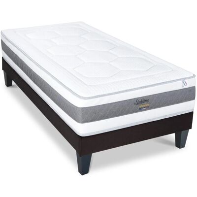 HYPSOM SUBLIME Matelas en mousse à mémoire 90x200cm - Ensemble Sommier - Publicité HYPSOM SUBLIME Matelas en mousse à mémoire 90x200cm - Ensemble Sommier - Publicité