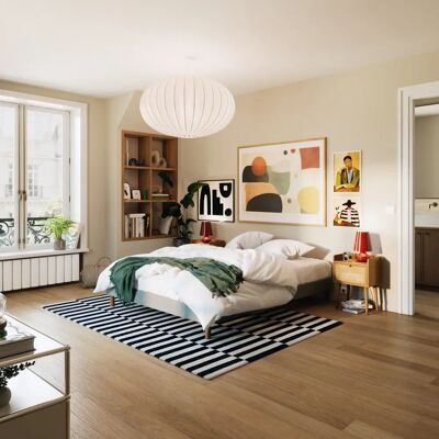 Hypnia - NL Essential gestoffeerde bedbodem - Beige Hypnia - NL Essential gestoffeerde bedbodem - Beige