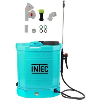 Pulvérisateur de jardin Intec 16L - Batterie 12V/8Ah, Lance extensible inox - Publicité Pulvérisateur de jardin Intec 16L - Batterie 12V/8Ah, Lance extensible inox - Publicité