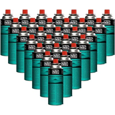 Intec 227g Cartouches de Gaz Camping - Pack de 28 - Publicité Intec 227g Cartouches de Gaz Camping - Pack de 28 - Publicité
