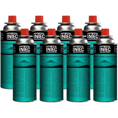 Cartouche de Gaz INTEC - 227g, Pack de 8 - Sécurité Extérieure - Publicité Cartouche de Gaz INTEC - 227g, Pack de 8 - Sécurité Extérieure - Publicité