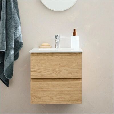 MOB-IN Sorrento Mueble lavabo roble - Baño MOB-IN Sorrento Mueble lavabo roble - Baño