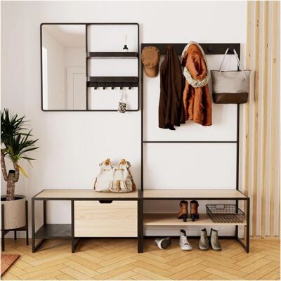 Mob In - WILKO - Banco con almacenamiento - Entryway furniture set Mob In - WILKO - Banco con almacenamiento - Entryway furniture set