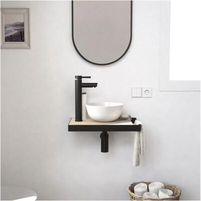 Mob-In - SOHO - Acabado roble - mueble lavabo Mob-In - SOHO - Acabado roble - mueble lavabo