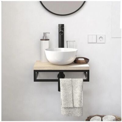 Mob-In - SOHO 40 cm - roble - mueble lavamanos Mob-In - SOHO 40 cm - roble - mueble lavamanos