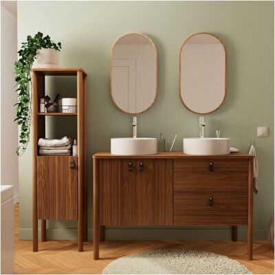 Mob-in - JOY - 120cm - Doble lavabo - Mueble de baño Mob-in - JOY - 120cm - Doble lavabo - Mueble de baño