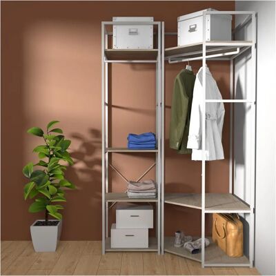 JUNE - Portants Angle et Droit - Wardrobe Rack JUNE - Portants Angle et Droit - Wardrobe Rack