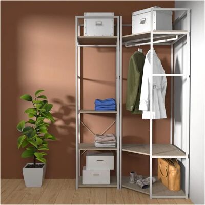 JUNE - Portants Angle et Droit - Wardrobe Rack - Publicité JUNE - Portants Angle et Droit - Wardrobe Rack - Publicité