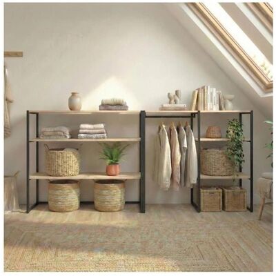 Mob-In - Kadra 2-pack - Negro - Wardrobe rack Mob-In - Kadra 2-pack - Negro - Wardrobe rack