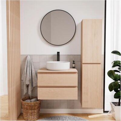 MOB-IN - SORRENTO - 60 cm - Roble decor - Conjunto lavabo MOB-IN - SORRENTO - 60 cm - Roble decor - Conjunto lavabo
