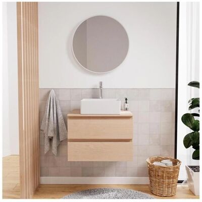 Mob-in - SORRENTO 60CM - Roble decor - Conjunto mueble lavabo Mob-in - SORRENTO 60CM - Roble decor - Conjunto mueble lavabo