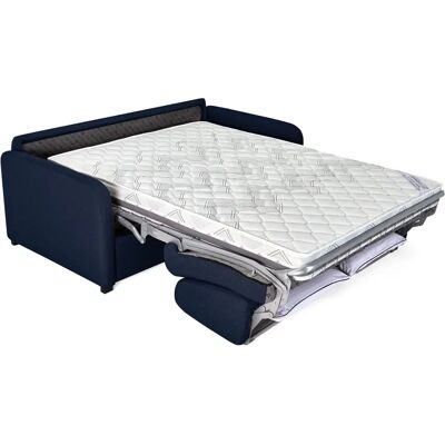 BREST - Canapé convertible 3 places - Bleu marine - 180 cm - Sofa lit - Publicité BREST - Canapé convertible 3 places - Bleu marine - 180 cm - Sofa lit - Publicité