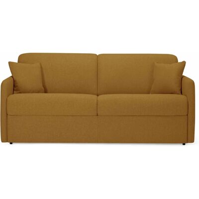 MONTPELLIER - 3-seat sofa bed - Tweed - Moutarde - Sofa bed - Publicité MONTPELLIER - 3-seat sofa bed - Tweed - Moutarde - Sofa bed - Publicité