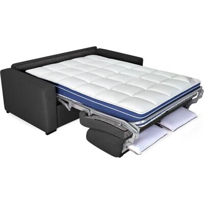 VERONE - Canapé convertible - Tweed - Matelas 16cm - 140x190cm - 196cm Largeur - Publicité VERONE - Canapé convertible - Tweed - Matelas 16cm - 140x190cm - 196cm Largeur - Publicité