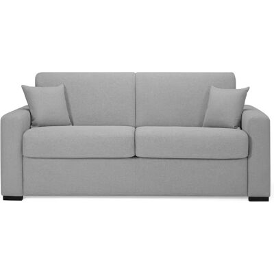 VERONE - Canapé convertible 3 places - Tweed - Matelas 16cm - Gris clair - Publicité VERONE - Canapé convertible 3 places - Tweed - Matelas 16cm - Gris clair - Publicité