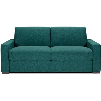 NICE Canapé convertible 3 places - Tweed - Matelas 16cm - Turquoise - Publicité NICE Canapé convertible 3 places - Tweed - Matelas 16cm - Turquoise - Publicité