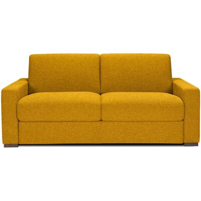 NICE - Canapé convertible 3 places - Tweed - Mustard - Sofa bed - Publicité NICE - Canapé convertible 3 places - Tweed - Mustard - Sofa bed - Publicité