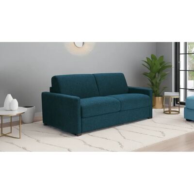AIX - Canapé convertible 3 places - Tweed - Matelas 16cm - Bleu marine - Publicité AIX - Canapé convertible 3 places - Tweed - Matelas 16cm - Bleu marine - Publicité