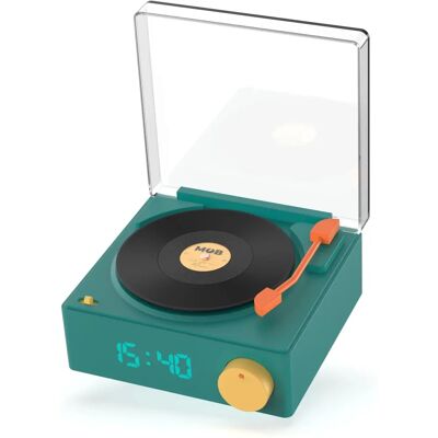 Mobility on Board VS-80 Retro Schallplattenspieler mit Bluetooth-Lautsprecher & Wecker Mobility on Board VS-80 Retro Schallplattenspieler mit Bluetooth-Lautsprecher & Wecker