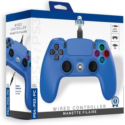 Controller Filaire Freaks and Geeks Blu - Cavo 3M Controller Filaire Freaks and Geeks Blu - Cavo 3M