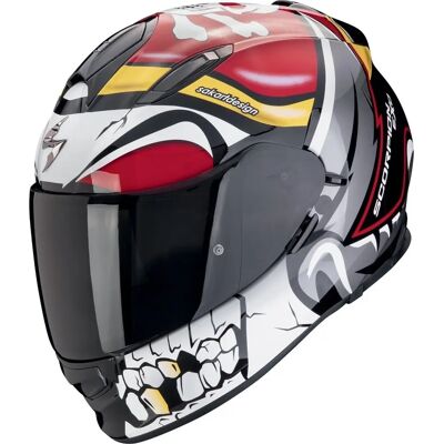 Casque Moto Intégral Scorpion EXO 491 PIRATE - Rouge, taille XS Casque Moto Intégral Scorpion EXO 491 PIRATE - Rouge, taille XS