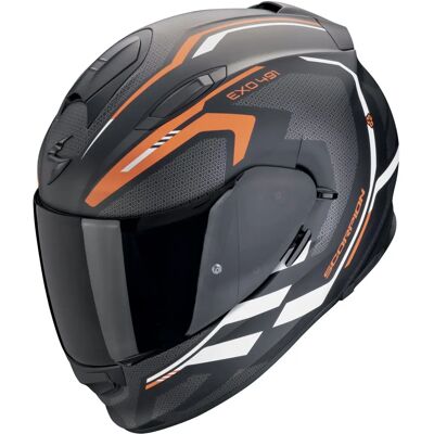 Scorpion Exo-491 Kripta Matt-Black / Orange / White S - Motorsykkelhjelm Scorpion Exo-491 Kripta Matt-Black / Orange / White S - Motorsykkelhjelm