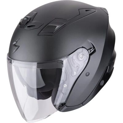 Casco negro Exo-Z1 de Scorpion - Tecnología de protección contra impactos Casco negro Exo-Z1 de Scorpion - Tecnología de protección contra impactos