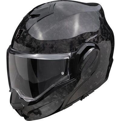 Scorpion Evo Carbon Onyx - Lettvekts modulær motorsykkelhjelm Scorpion Evo Carbon Onyx - Lettvekts modulær motorsykkelhjelm