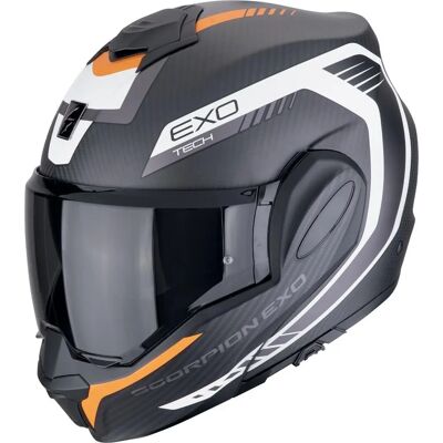 Casque modulable Scorpion EXO-TECH EVO CARBON COSY - Léger en fibre de carbone Casque modulable Scorpion EXO-TECH EVO CARBON COSY - Léger en fibre de carbone