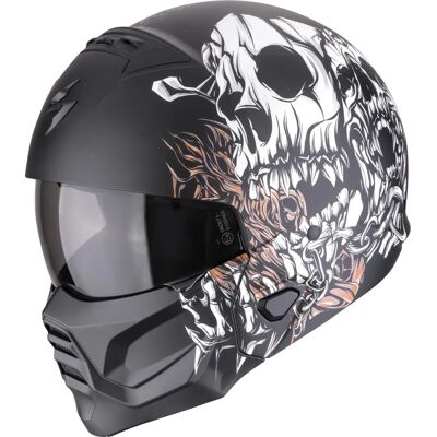 Scorpion Exo-Combat II Genesis Motorradhelm - Schwarz - Urban Style Scorpion Exo-Combat II Genesis Motorradhelm - Schwarz - Urban Style