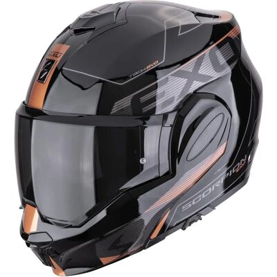 Casco Modular Exo-Tech Evo Traveller Nero-Cuprite - Moto Casco Modular Exo-Tech Evo Traveller Nero-Cuprite - Moto