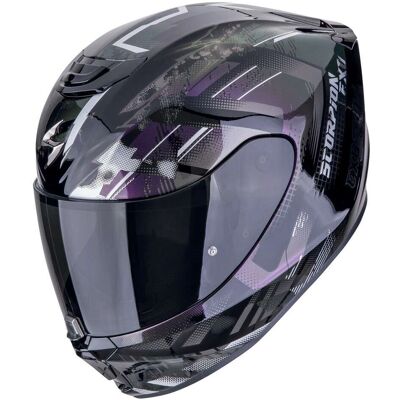 Casque Moto Scorpion EXO-391 Clutter - Noir / Caméléon, M - Publicité Casque Moto Scorpion EXO-391 Clutter - Noir / Caméléon, M - Publicité