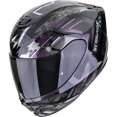 Casque Moto Scorpion EXO-391 noir/chaméléon - XS - Publicité Casque Moto Scorpion EXO-391 noir/chaméléon - XS - Publicité