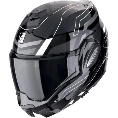 Scorpion EXO-TECH EVO CONQUER Schwarz/Weiß - Motorradhelm Scorpion EXO-TECH EVO CONQUER Schwarz/Weiß - Motorradhelm