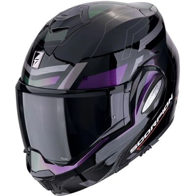 Casque Moto Modulable Scorpion EXO-TECH EVO CONQUER - Noir / Caméléon - S Casque Moto Modulable Scorpion EXO-TECH EVO CONQUER - Noir / Caméléon - S