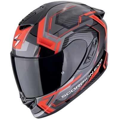 Casco Moto Integrale Scorpion EXO-1400 EVO II AIR Linart - Nero/Rosso - L Casco Moto Integrale Scorpion EXO-1400 EVO II AIR Linart - Nero/Rosso - L