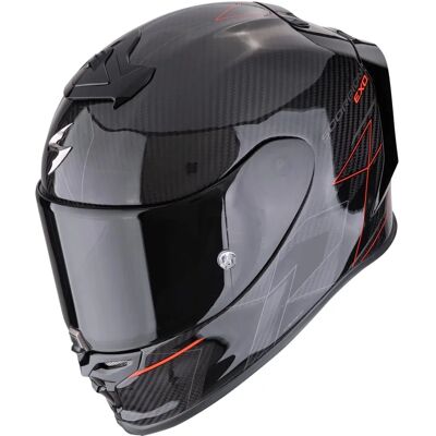Casque moto intégral Scorpion EXO-R1 Evo Carbon Air Cynergy - Noir/Rouge - M - Publicité Casque moto intégral Scorpion EXO-R1 Evo Carbon Air Cynergy - Noir/Rouge - M - Publicité