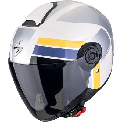 Casco Moto Exo-City II Blur Bianco-Argento-Giallo - Casco Moto Casco Moto Exo-City II Blur Bianco-Argento-Giallo - Casco Moto