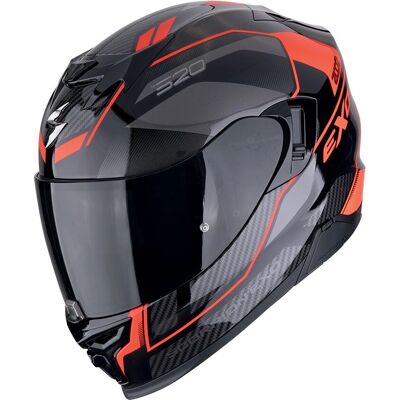 Scorpion EXO-520 Evo Air Lena, Integralhelm Schwarz/Rot/Grau XS Scorpion EXO-520 Evo Air Lena, Integralhelm Schwarz/Rot/Grau XS