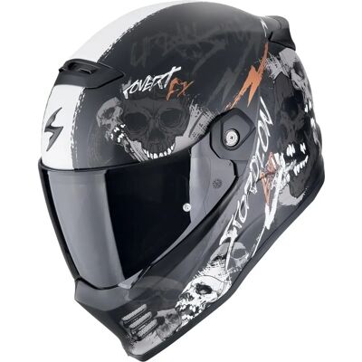 Casque Covert FX Skullz - Casque léger en fibre de verre - ECE 22.06 - Publicité Casque Covert FX Skullz - Casque léger en fibre de verre - ECE 22.06 - Publicité