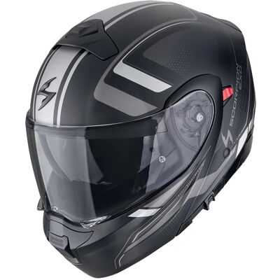Casque modulable Scorpion EXO-930 EVO ARDENS - Noir argent - Casque moto - Publicité Casque modulable Scorpion EXO-930 EVO ARDENS - Noir argent - Casque moto - Publicité