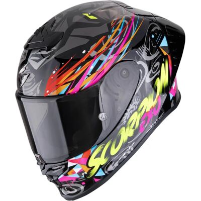 Casque moto Scorpion Ultra TCT fibre, réglable, ECE 22.06 - Publicité Casque moto Scorpion Ultra TCT fibre, réglable, ECE 22.06 - Publicité