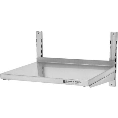 Dynasteel - Etagère Murale en Inox sur Crémaillères - Etagère murale - Publicité Dynasteel - Etagère Murale en Inox sur Crémaillères - Etagère murale - Publicité