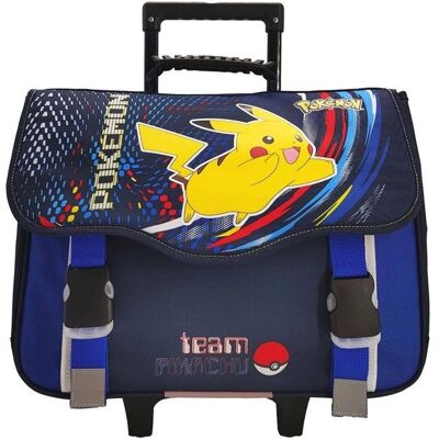 Cartable Pokémon Pikachu 41cm Bleu Marine - Sac d'école - Publicité Cartable Pokémon Pikachu 41cm Bleu Marine - Sac d'école - Publicité